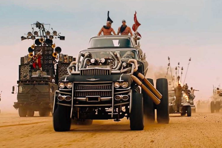 More than 150 cars were built (and many destroyed) for Mad Max: Fury Road