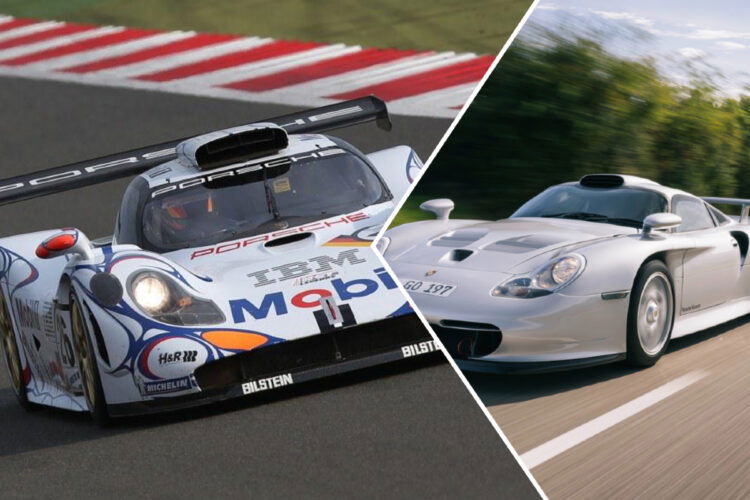 Porsche 911 GT1 collage