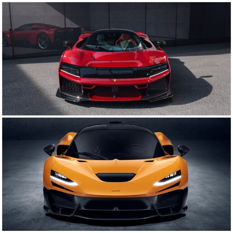 McLaren W1 v Ferrari F80