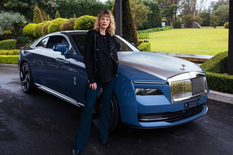 Kate with the 2024 Rolls-Royce Spectre